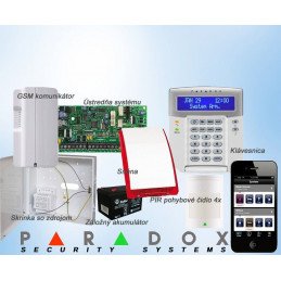 Paradox sada SP4/4 K32LCD+ GSM PCS250