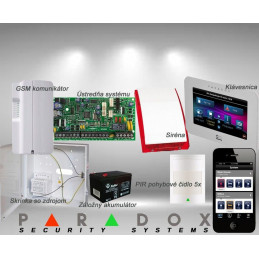 Paradox sada SP4/5 TM50LCD+ GSM PCS250